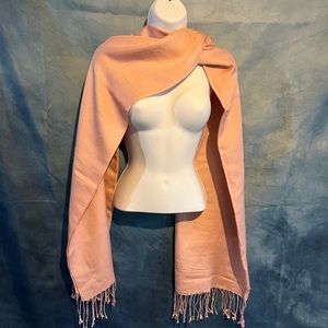 Pink Pashmina Scarf Wrap
